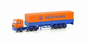MiNis LC4072 - N - MAN F90 Planen-Sattelzug Deutrans
